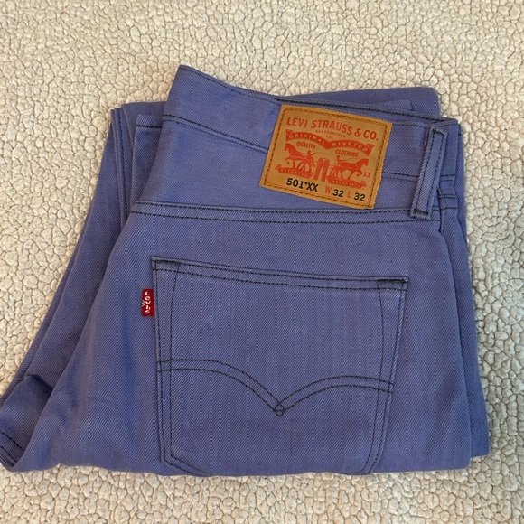 501 XX Purple Levi’s - Picture 1 of 8